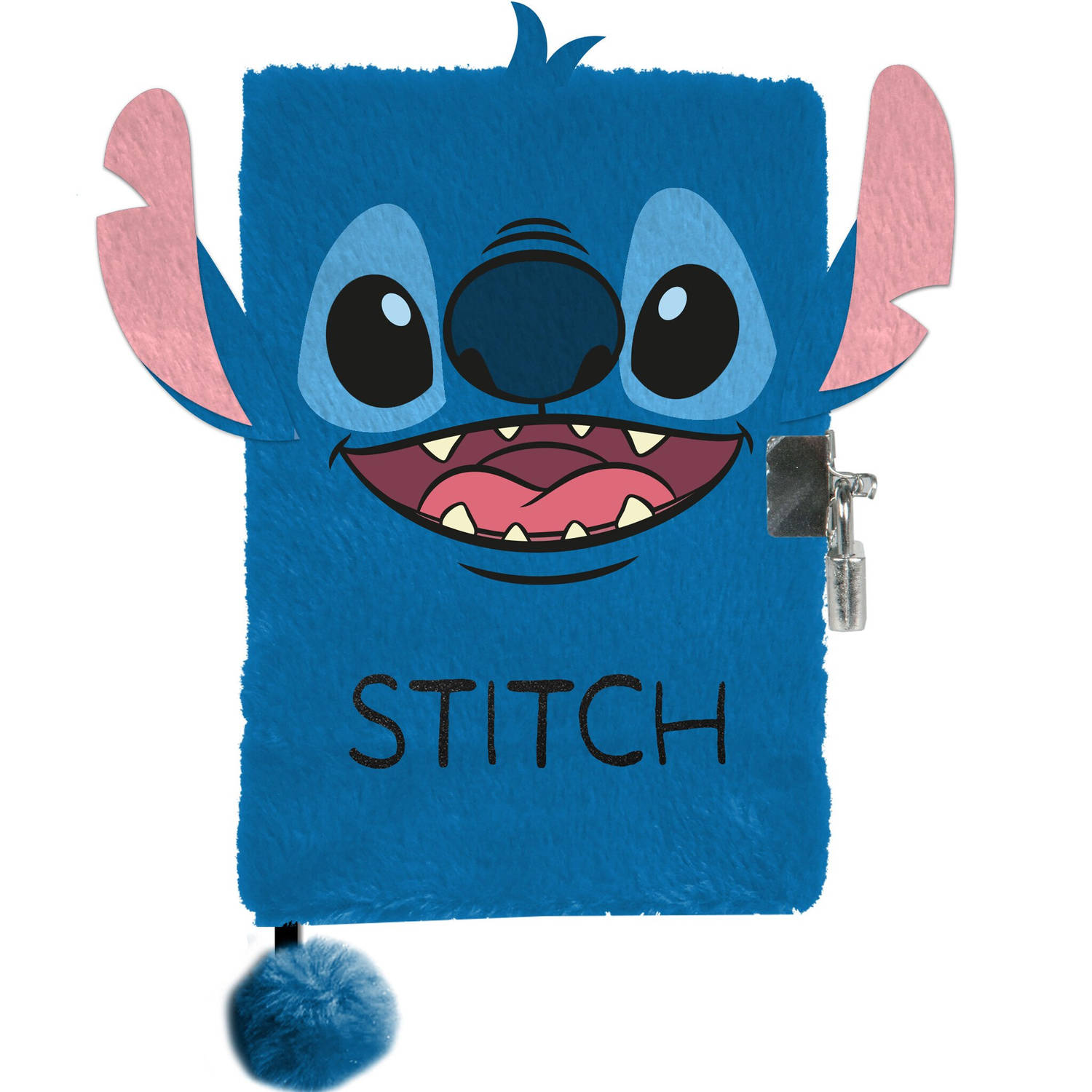 Disney Lilo & Stitch Dagboek A5 Blauw - gelinieeerd met slot - 15 x 21 x 3 cm