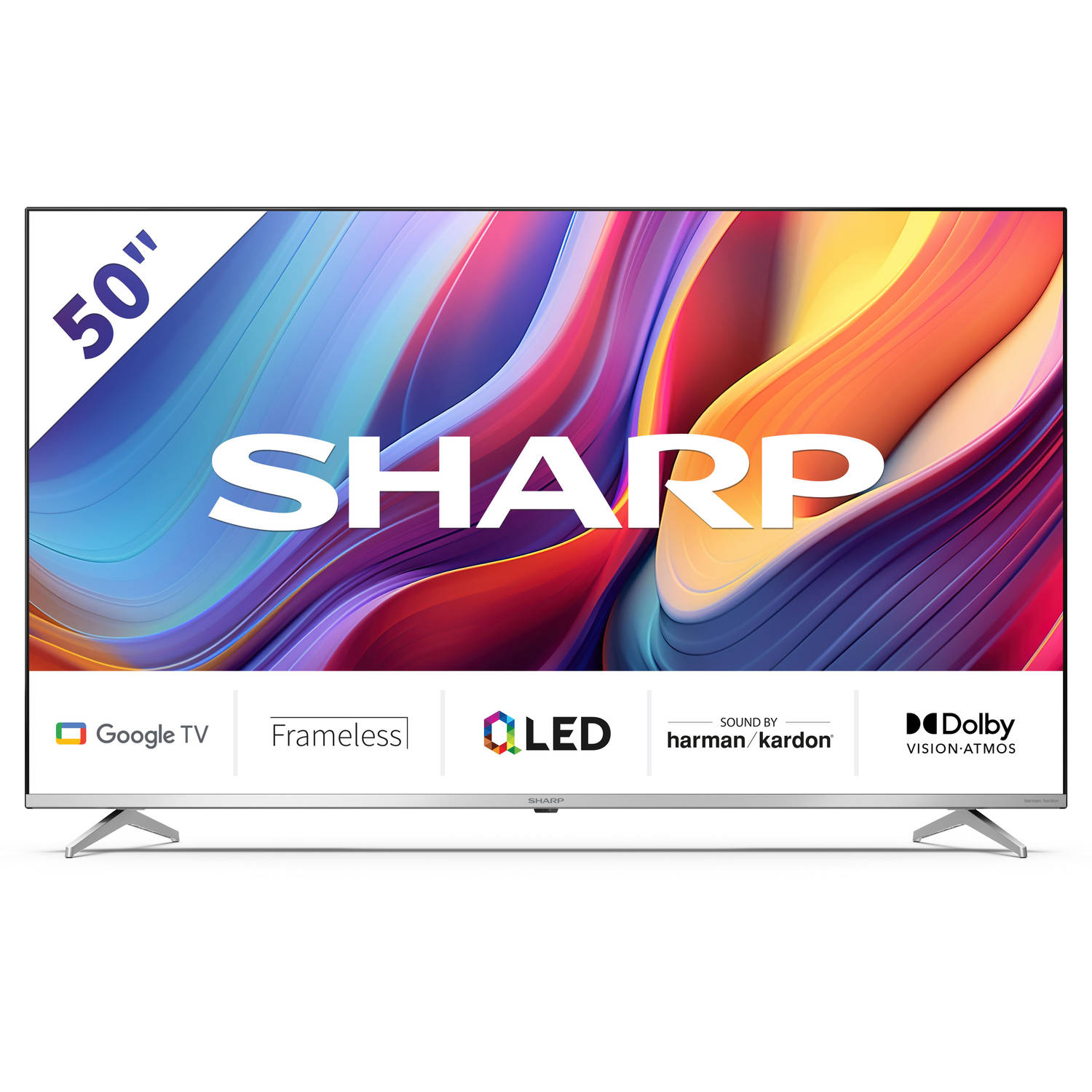 Sharp Aquos 50GP6265 - 50 inch 4K UHD QLED met Google TV