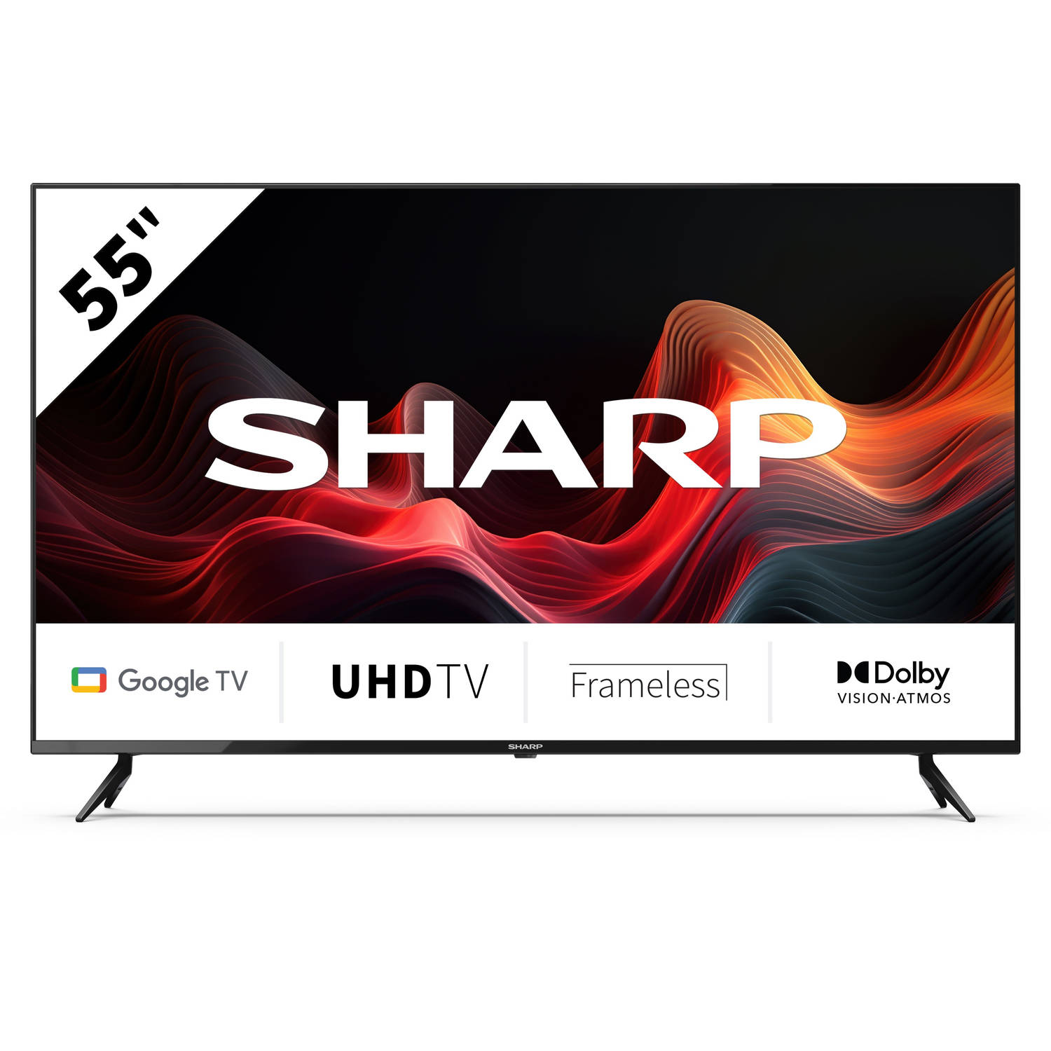 Sharp 55GL4060 - 55 inch - 4K UHD LED TV met Google TV - 2023