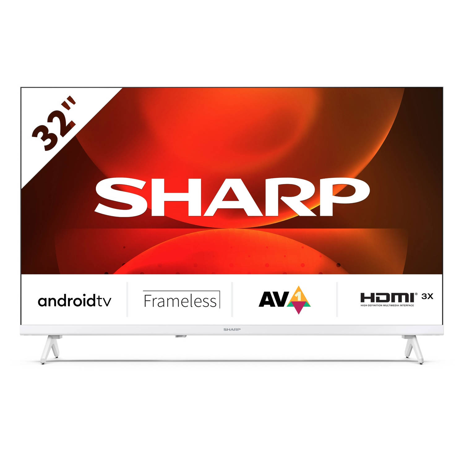 Sharp 32FH2 W - 32 inch - HD-Ready - Smart TV - wit