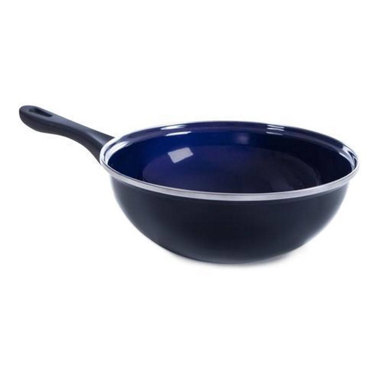 BK Fortalit Steelwok - Geëmailleerde antiaanbaklaag - Ø 28 cm - 3,6 liter