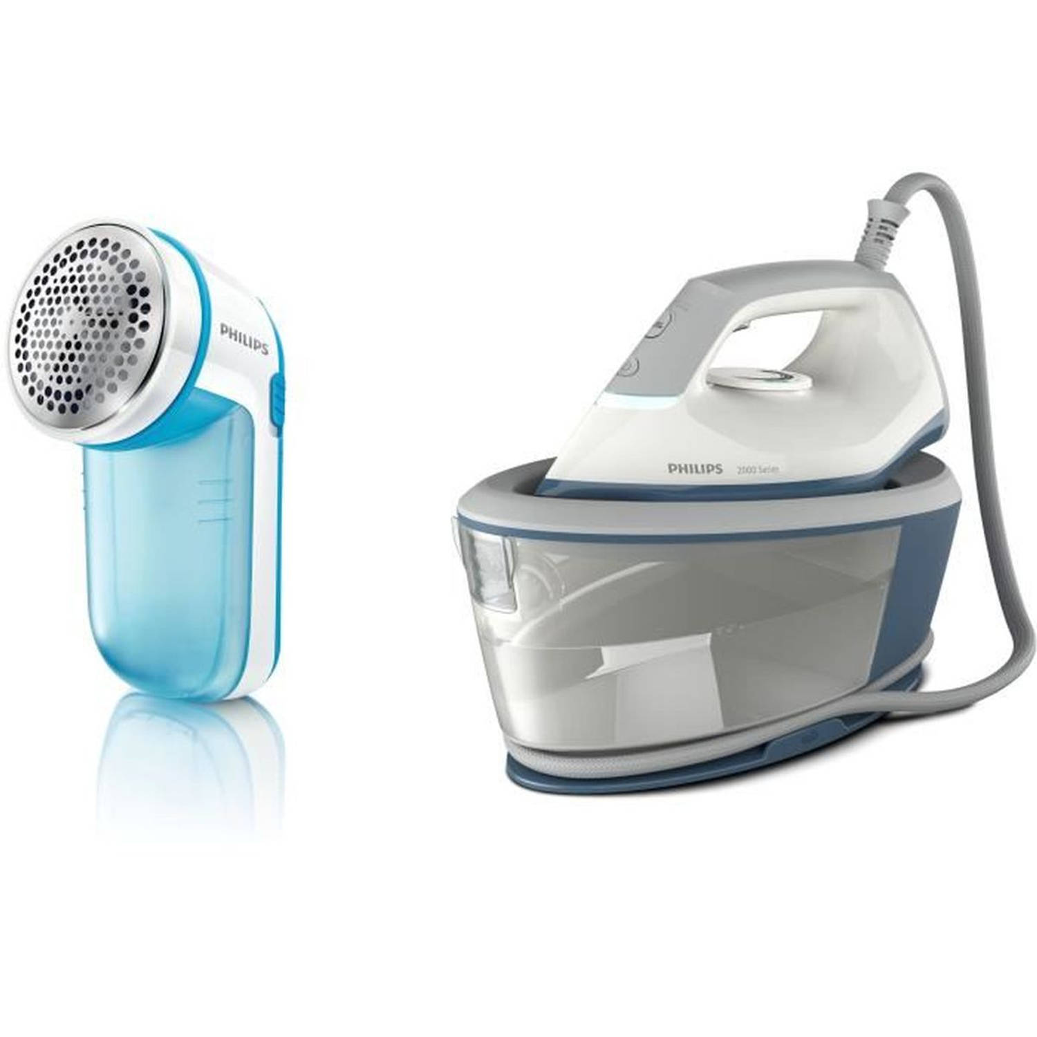 Stoomgenerator + Plush Shave - PHILIPS BXA0019/00 - Compact - 6 bars - Perseffect 300 g/min - Continue stoomstroom 110 g/min