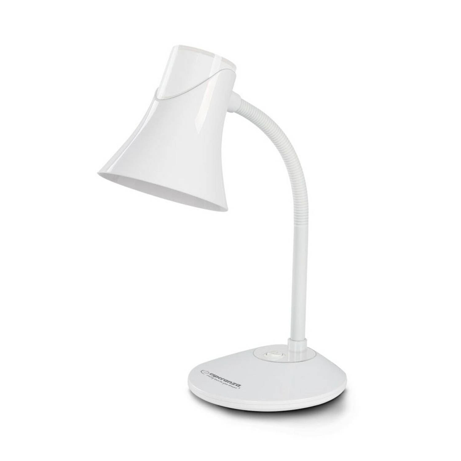 Bureaulamp Esperanza ELD111W Wit Zwart Plastic 12 W