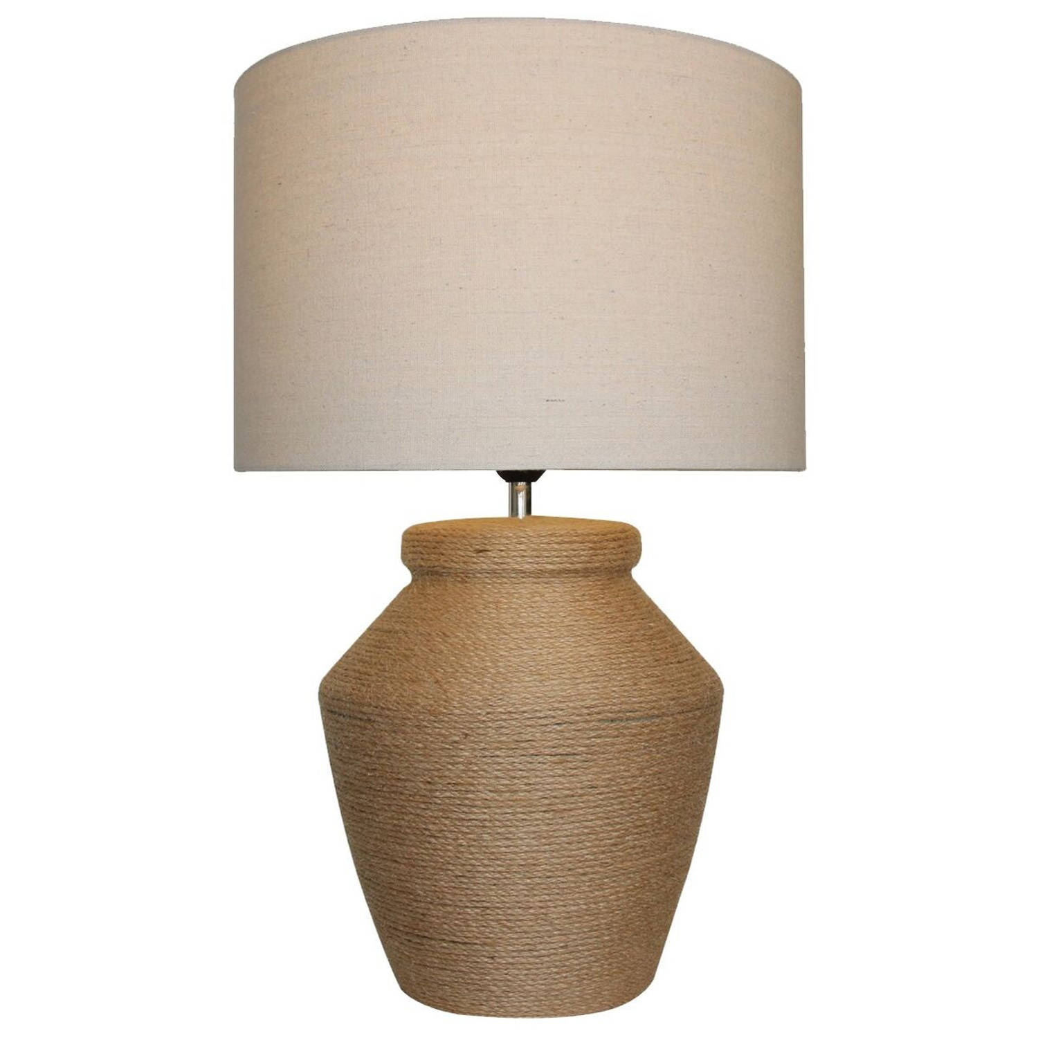 Bureaulamp DKD Home Decor Bruin Beige Touw Dolomite 25 W 50 W 220 V 38 x 38 x 59 cm 38 x 38 x 60 cm