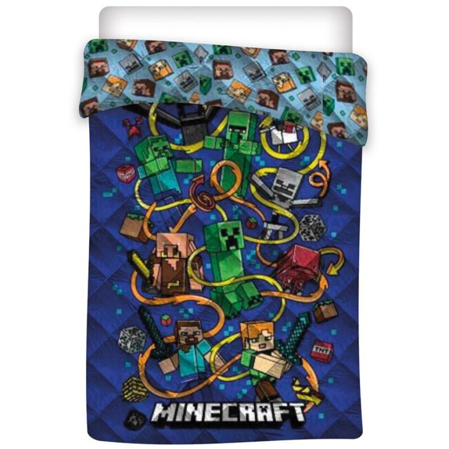 Minecraft Beddensprei - Quilt