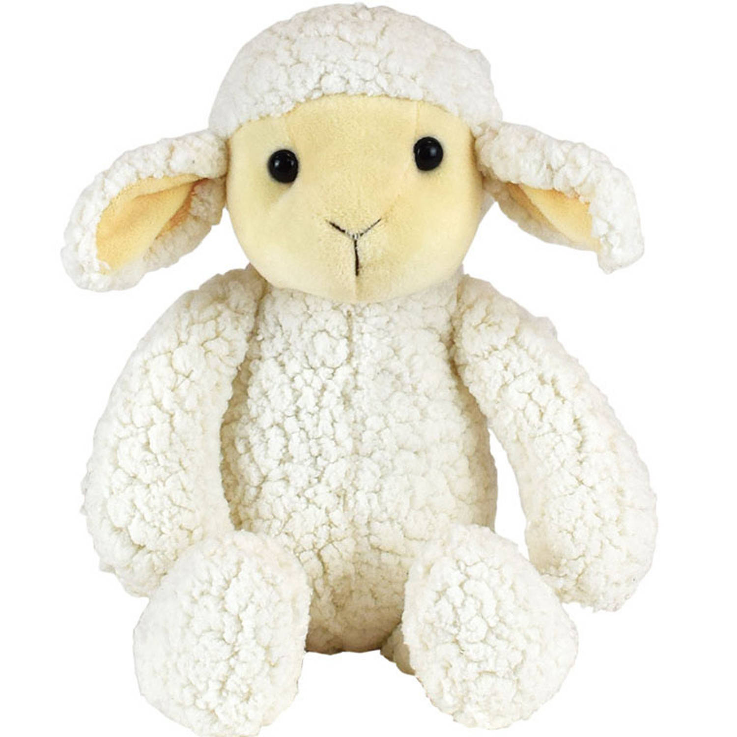 Jemini Knuffel, Schaap - ± 34 cm - Wit