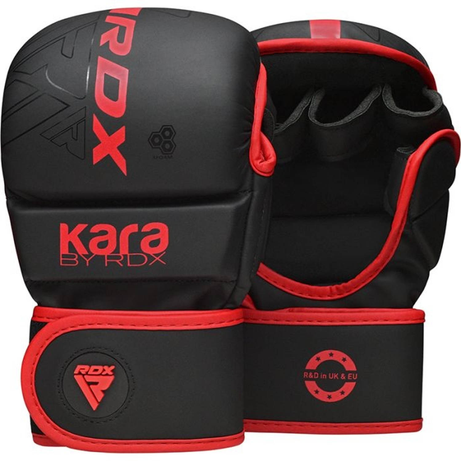 RDX Sports F6 Kara - MMA Bokshandschoenen - Training - Boksen - Kunstleer - Rood - L/XL