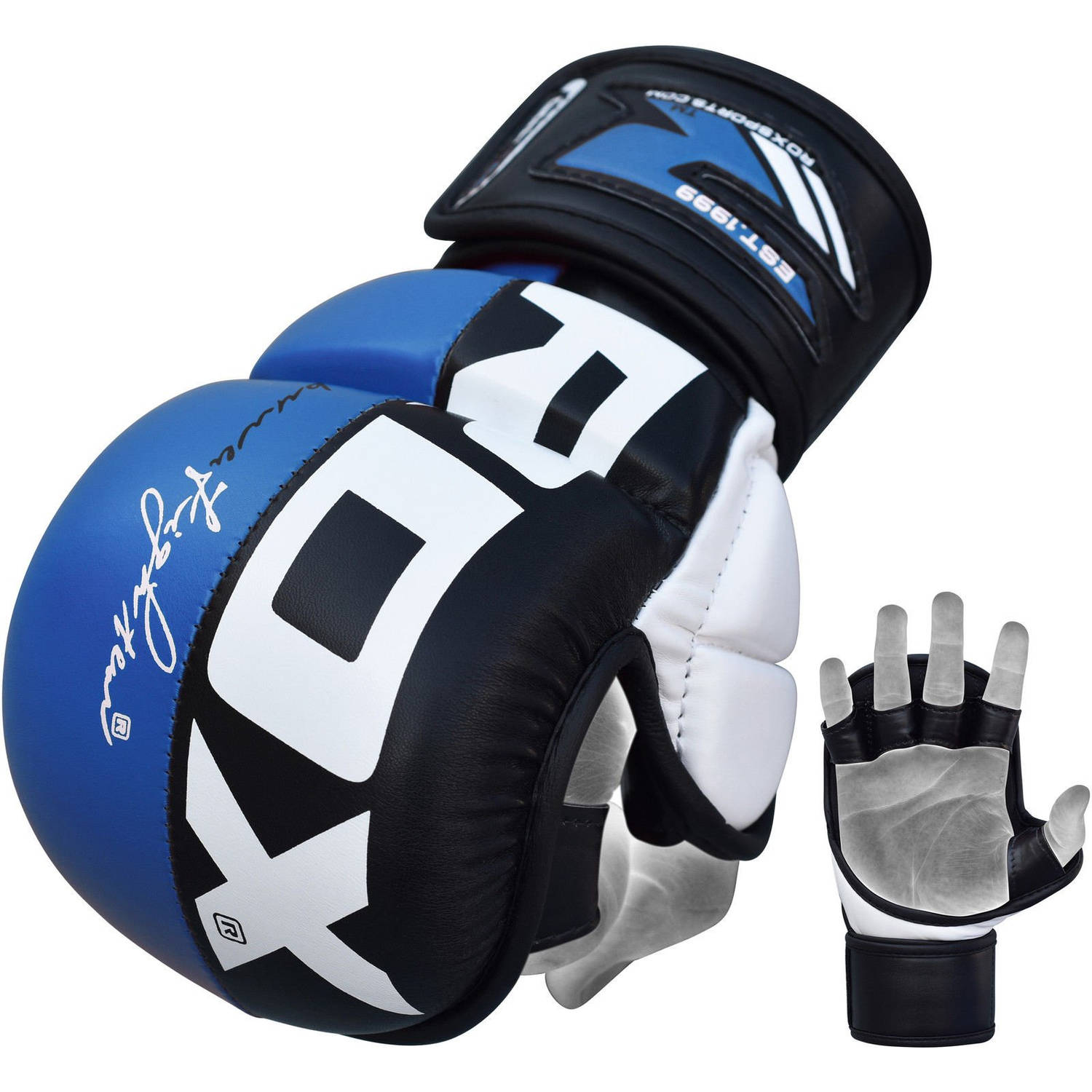 RDX T6 Plus MMA Handschoenen - Blauw - Maat L - Nieuw Model !!!