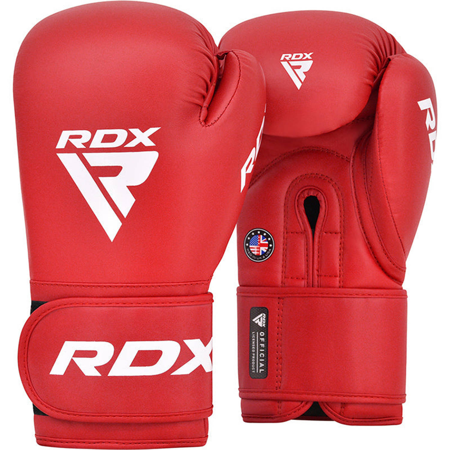 RDX Sports Amateur Competition Bokshandschoenen AS2 Rood - 12 OZ