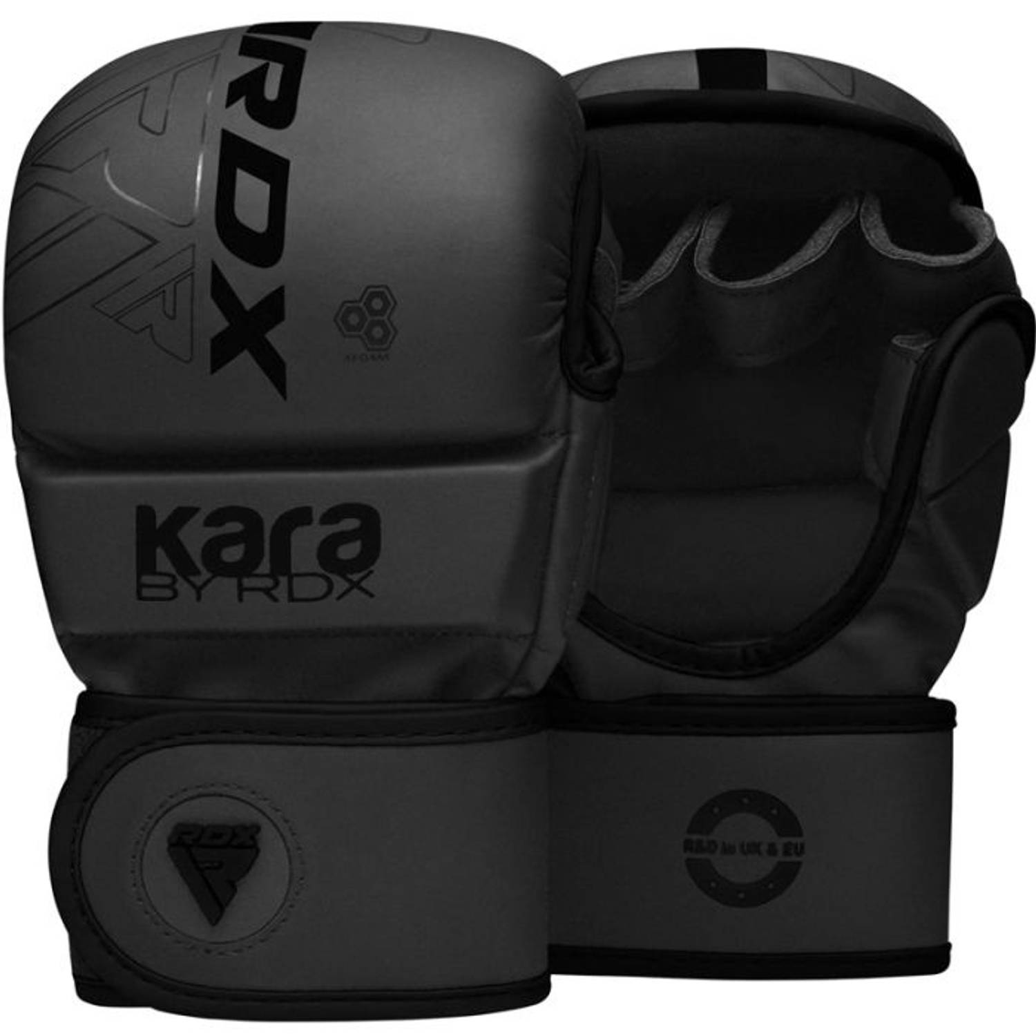 RDX Sports F6 Kara - MMA Bokshandschoenen - Training - Boksen - Kunstleer - Zwart - L/XL