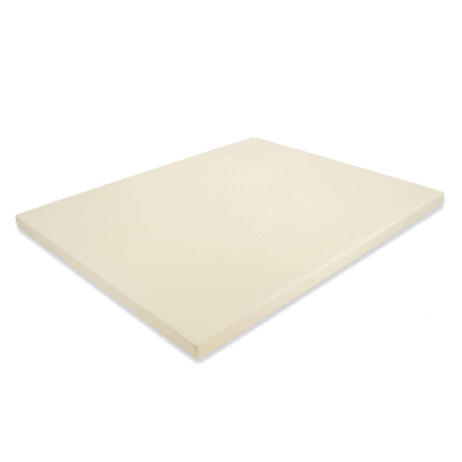 Intirilife Pizzasteen 38 x 30 x 1.5 cm baksteen in beige voor oven en grill voor het bakken van pizzabrood en nog veel meer