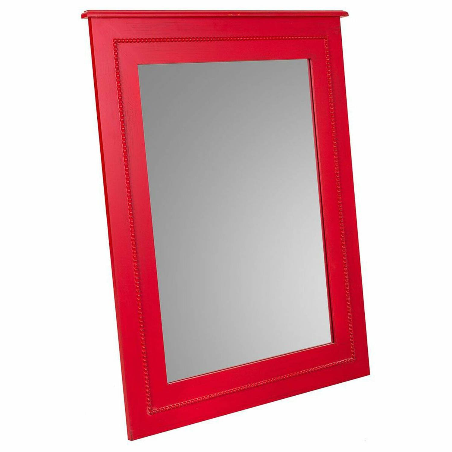 Wandspiegel Alexandra House Living Rood Glas Sparrenhout 3 x 90 x 70 cm