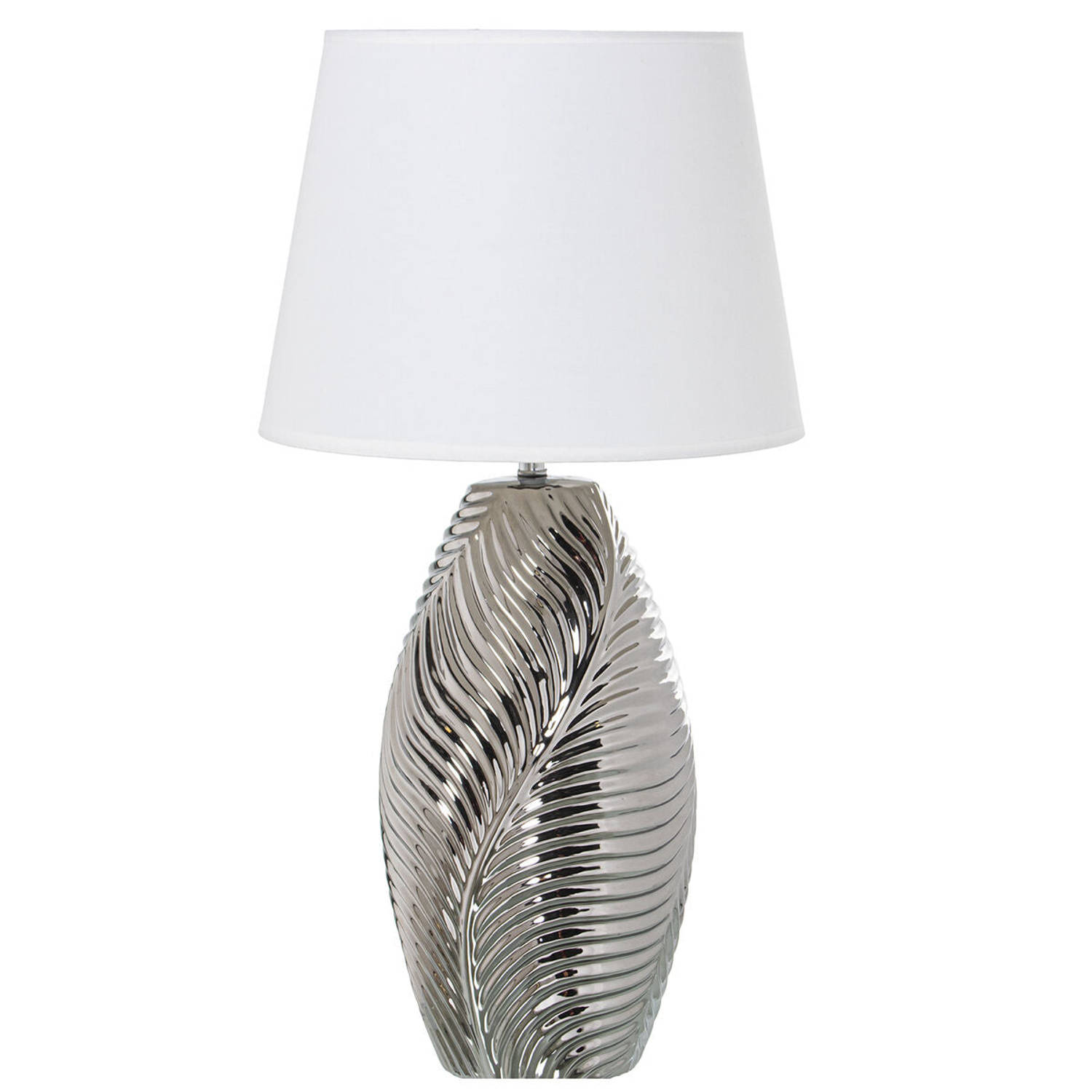 Bureaulamp Alexandra House Living Wit Zilverkleurig Keramisch 60 W 19 x 43 x 19 cm