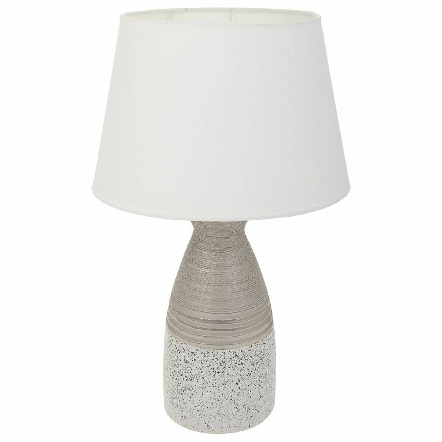 Bureaulamp Alexandra House Living Zilver Keramisch 14 x 36 x 14 cm