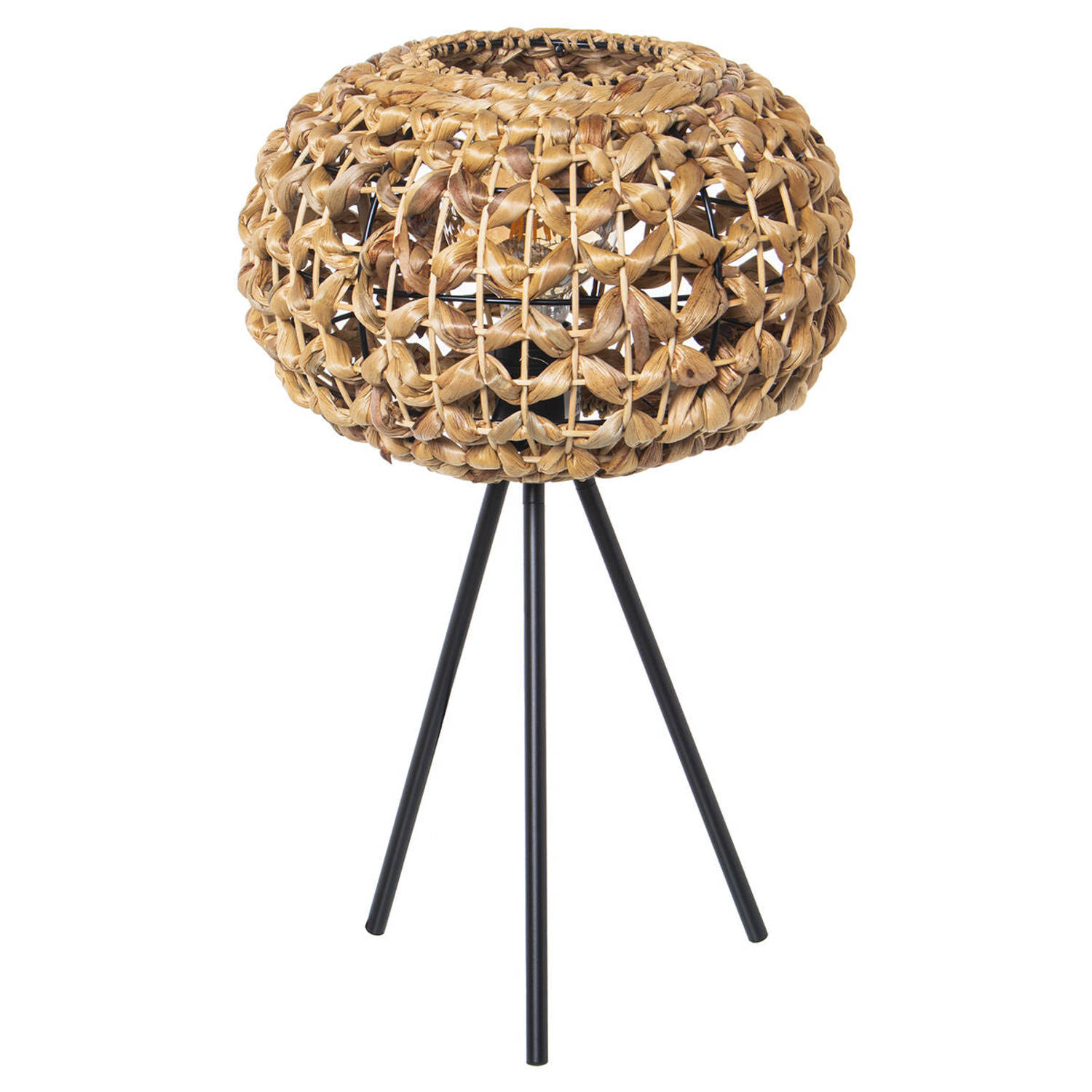 Bureaulamp Alexandra House Living Rotan Natuurlijke Vezel 60 W 31 x 31 x 50 cm