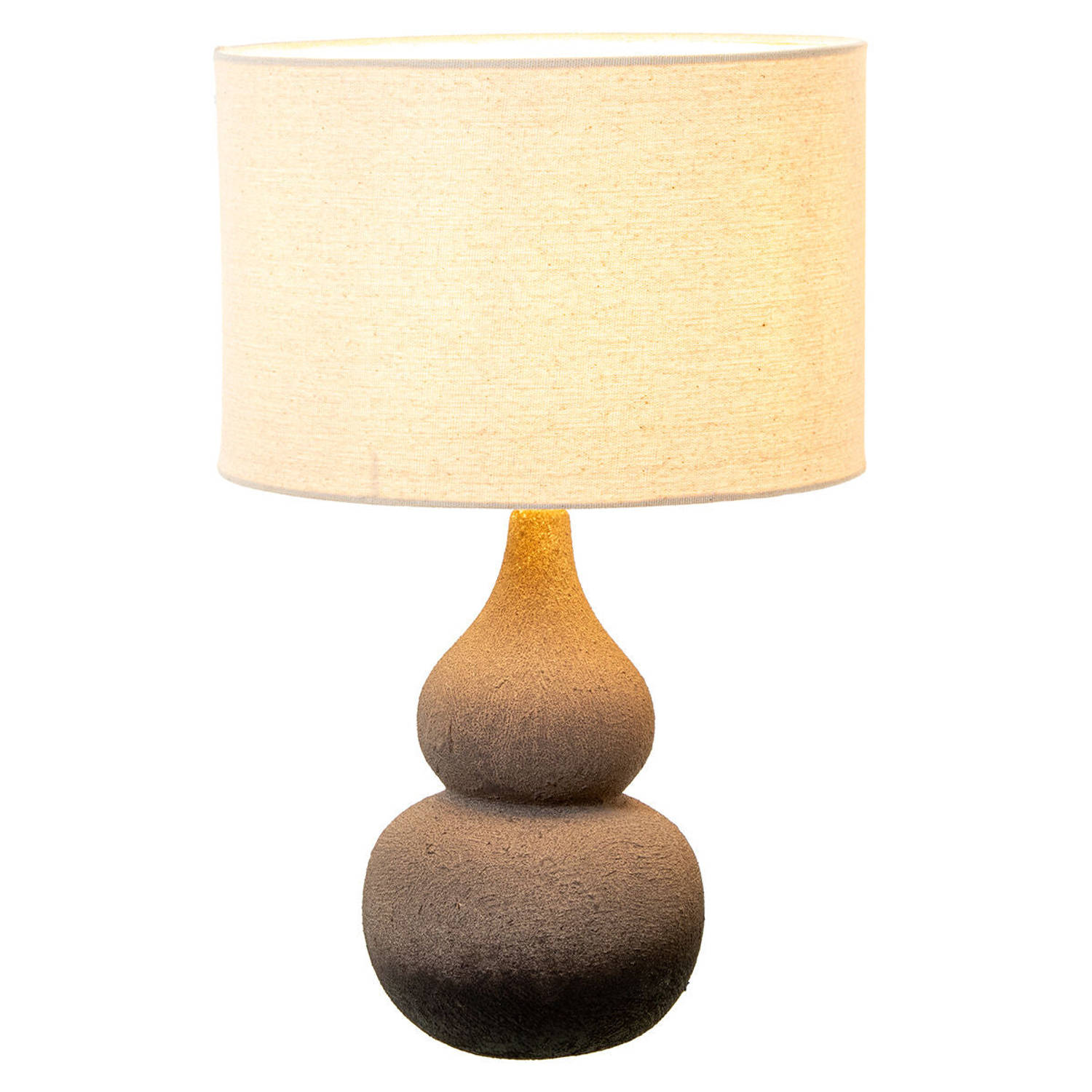 Bureaulamp Alexandra House Living Zwart Grijs Keramisch 40 W 30 x 46 cm