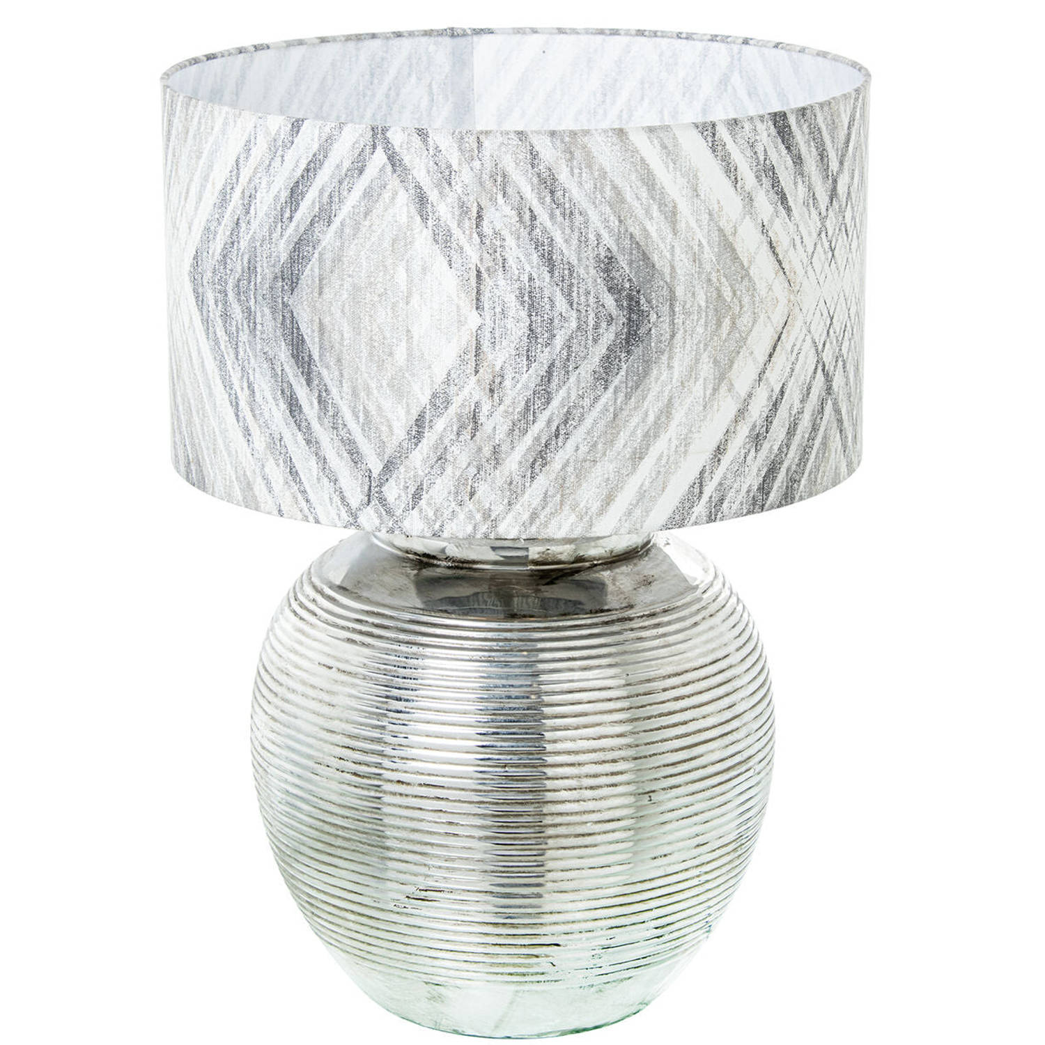 Bureaulamp Alexandra House Living Zilverkleurig Keramisch 40 W 45 x 63 x 45 cm