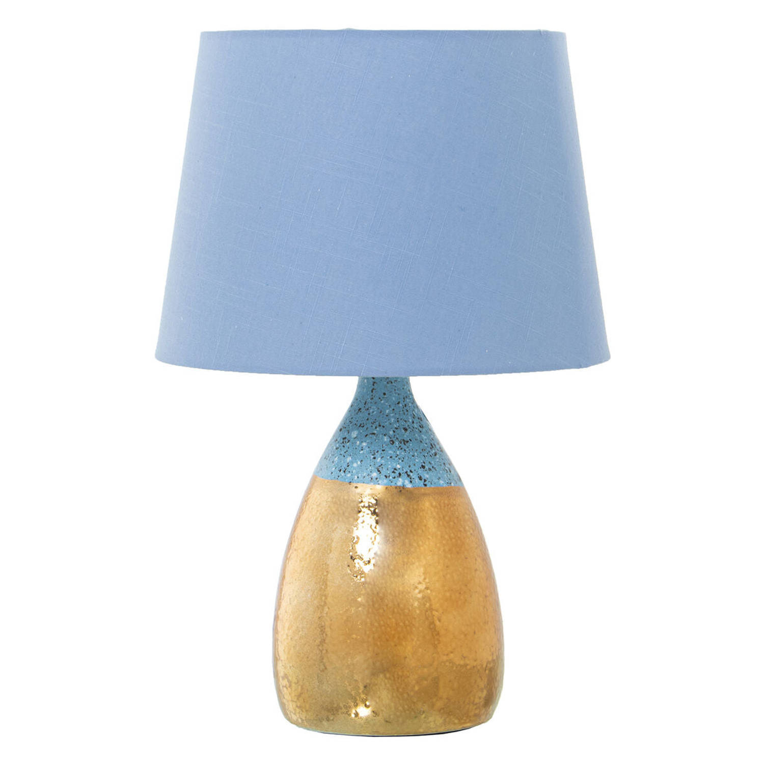 Bureaulamp Alexandra House Living Blauw Gouden Keramisch 60 W 13 x 26 x 13 cm