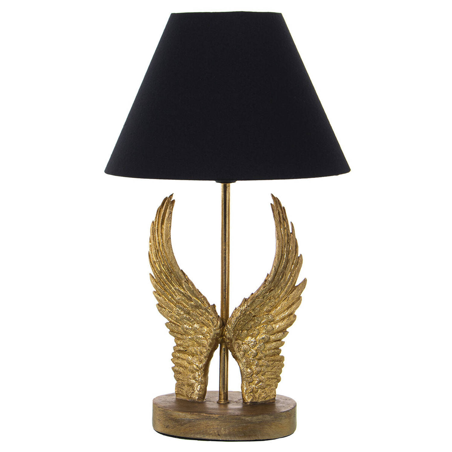 Bureaulamp Alexandra House Living Zwart Goud Gouden Plastic 40 W 26 x 44 x 26 cm Vleugels