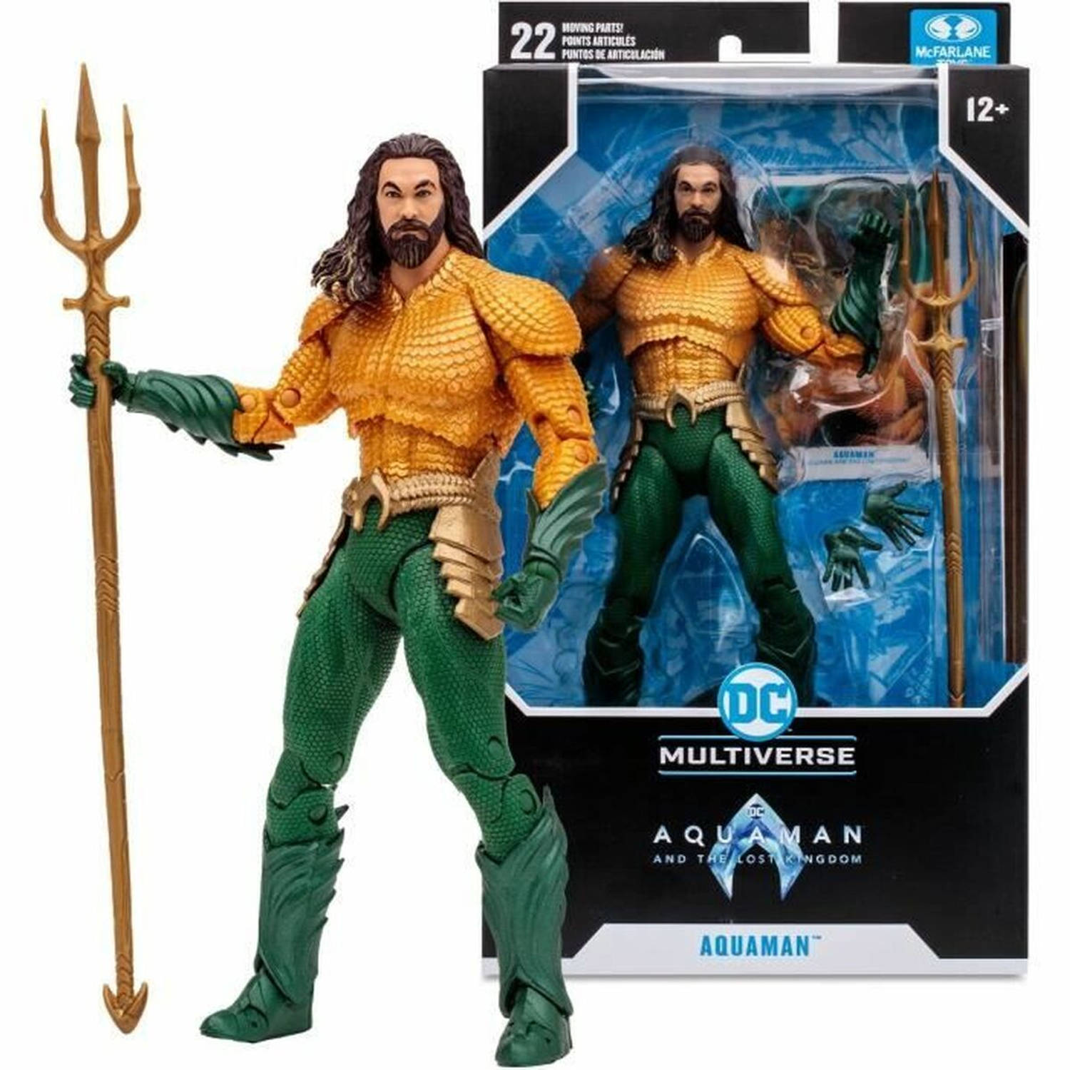 Beeldje - Lansay - DC Film Aquaman 2 - Aquaman Heldenkostuum - 18 cm