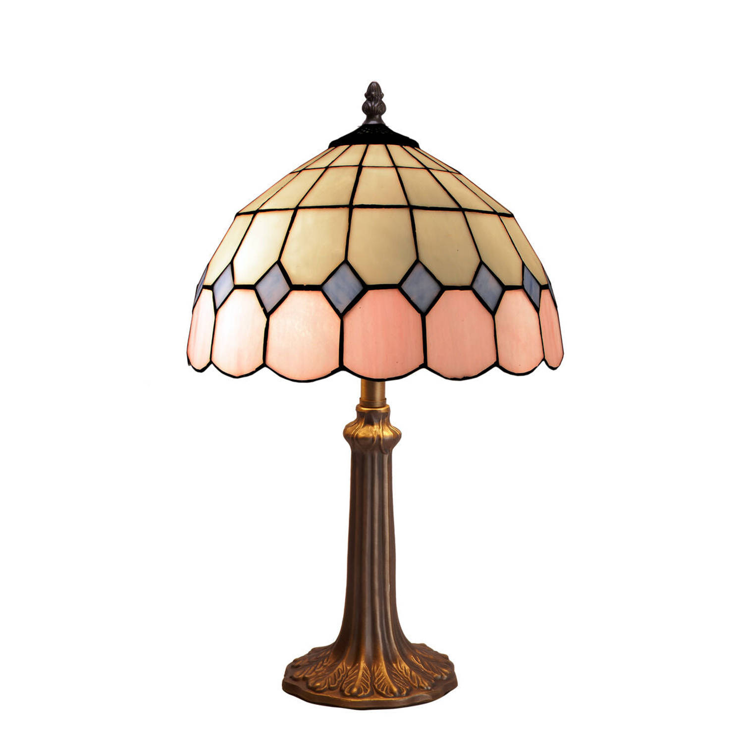 Bureaulamp Viro Pink Roze Zink 60 W 30 x 50 x 30 cm