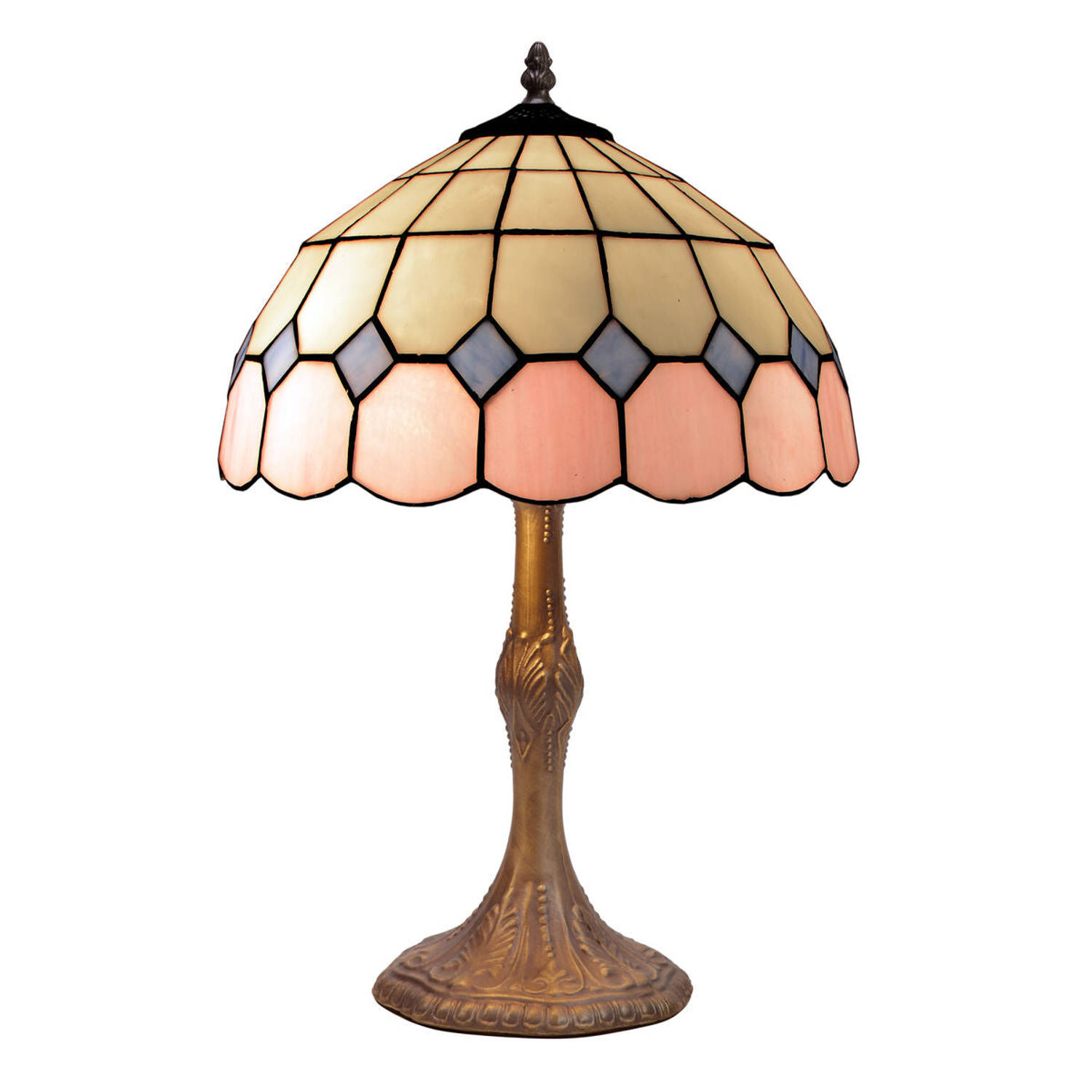 Bureaulamp Viro Pink Roze Zink 60 W 30 x 50 x 30 cm