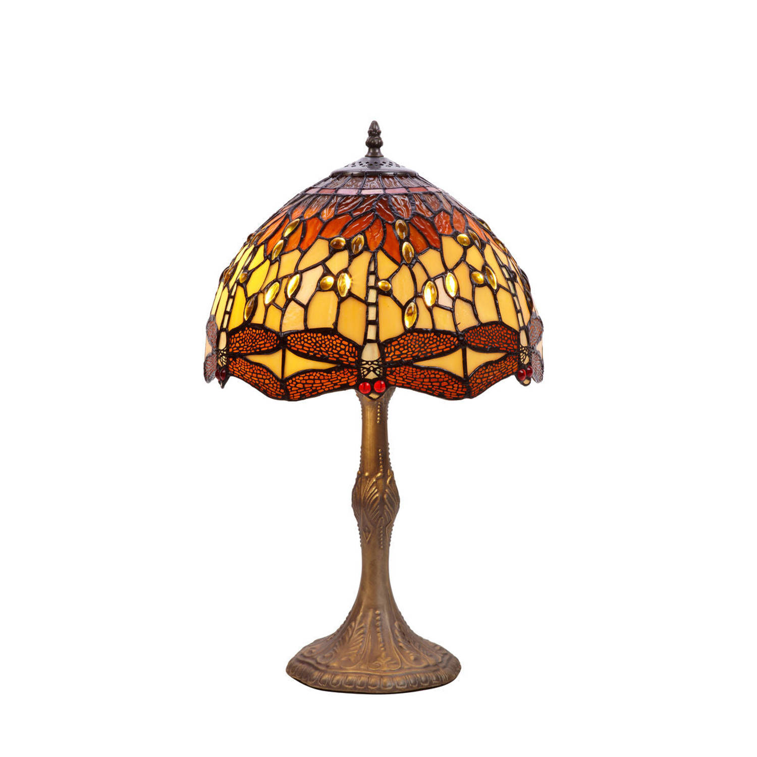 Bureaulamp Viro Belle Amber Amber Ijzer 60 W 30 x 50 x 30 cm