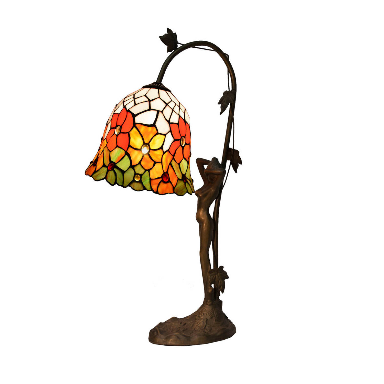 Bureaulamp Viro Bell Multicolour Zink 60 W 20 x 54 x 20 cm