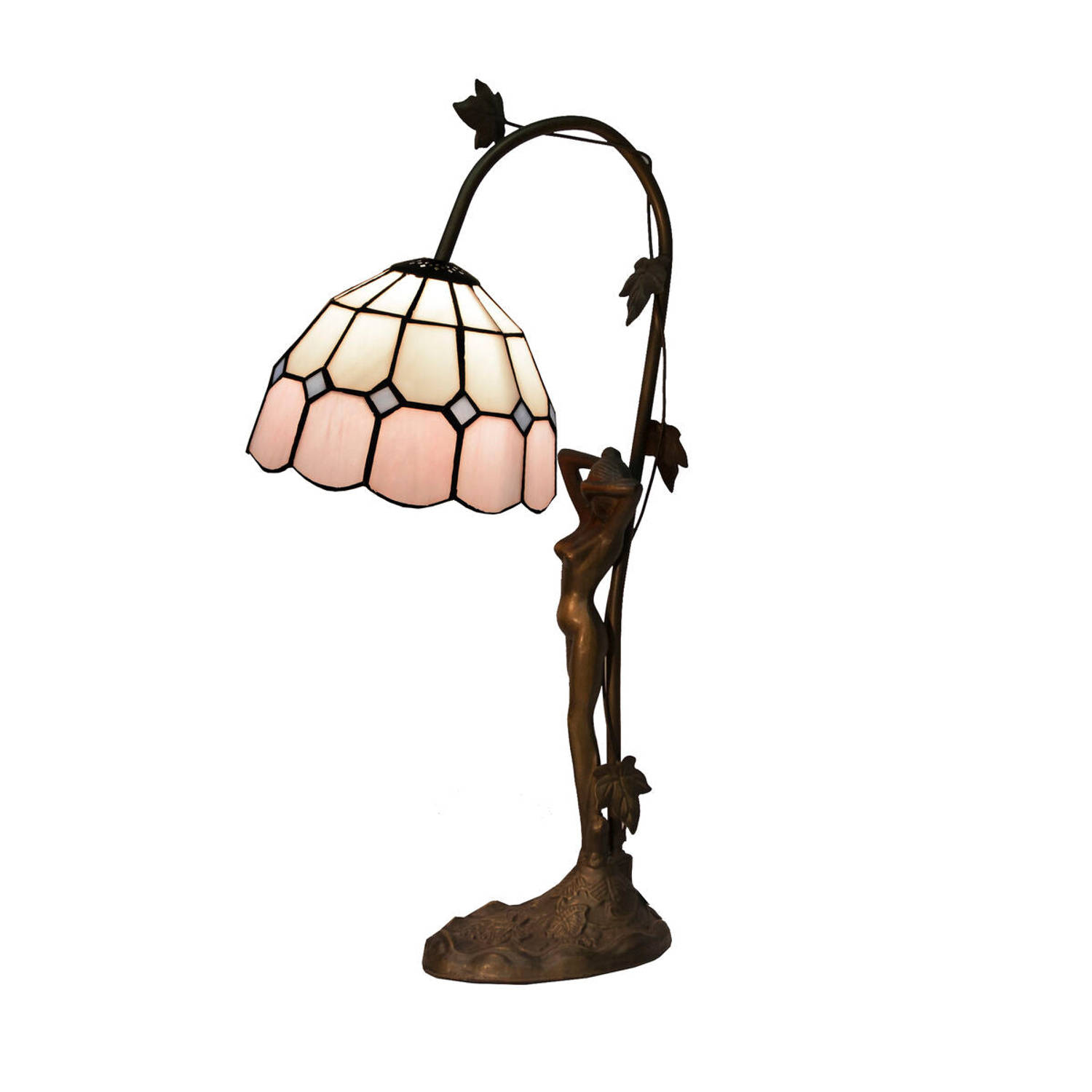 Bureaulamp Viro Pink Roze Zink 60 W 20 x 54 x 20 cm