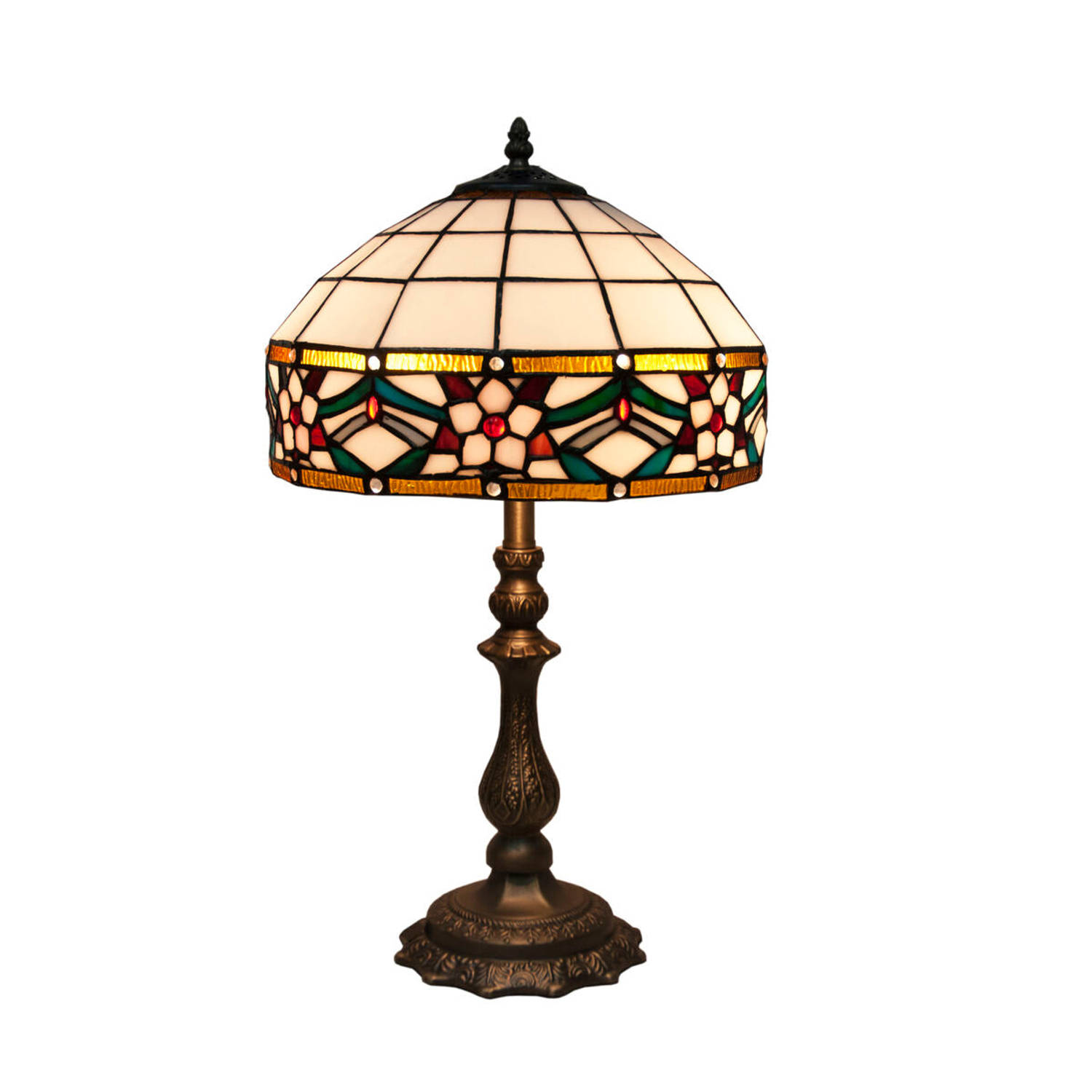 Bureaulamp Viro Museum Wit Zink 60 W 30 x 50 x 30 cm