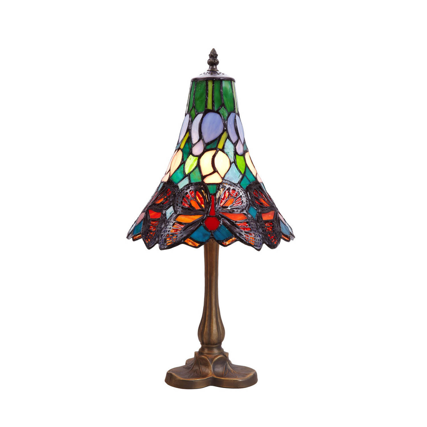 Bureaulamp Viro Buttefly Multicolour Zink 60 W 25 x 46 x 25 cm