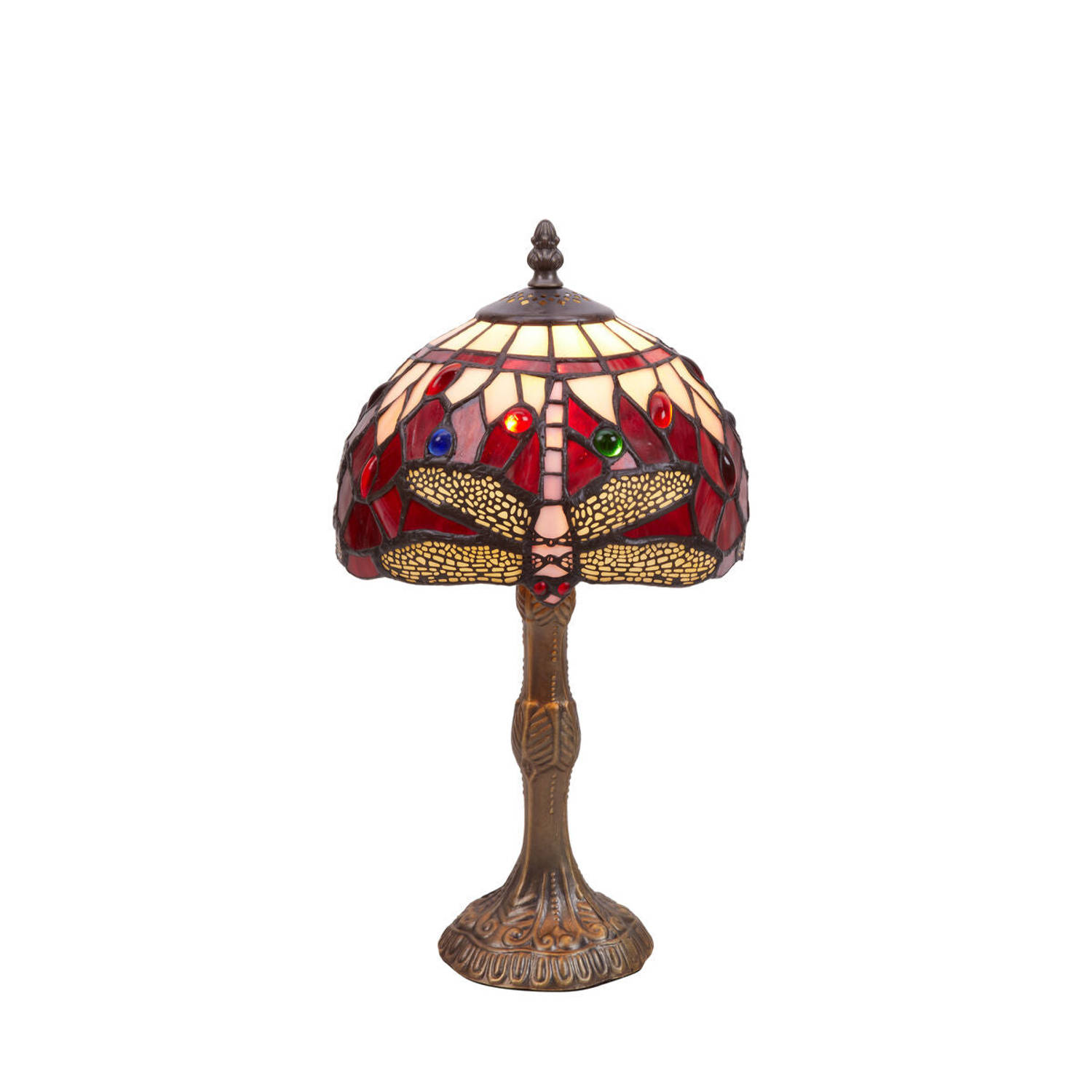 Bureaulamp Viro Belle Rouge Kastanjebruin Zink 60 W 20 x 37 x 20 cm