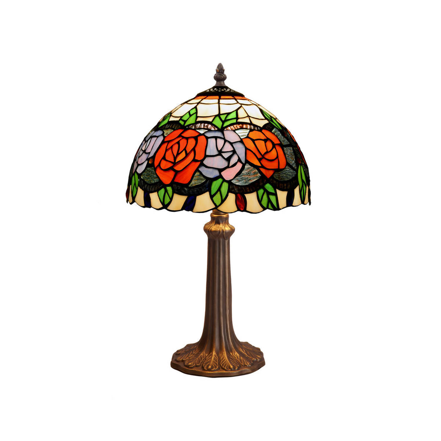 Bureaulamp Viro Rosy Multicolour Zink 60 W 20 x 37 x 20 cm