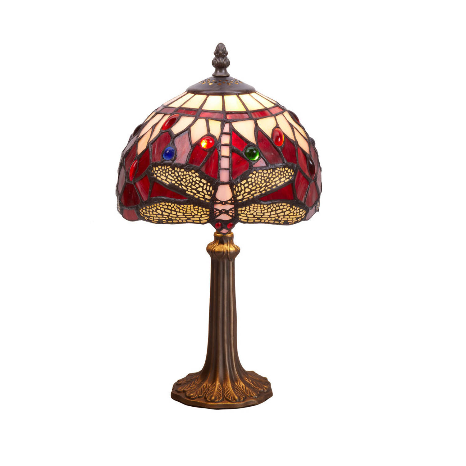 Bureaulamp Viro Belle Rouge Kastanjebruin Zink 60 W 20 x 37 x 20 cm