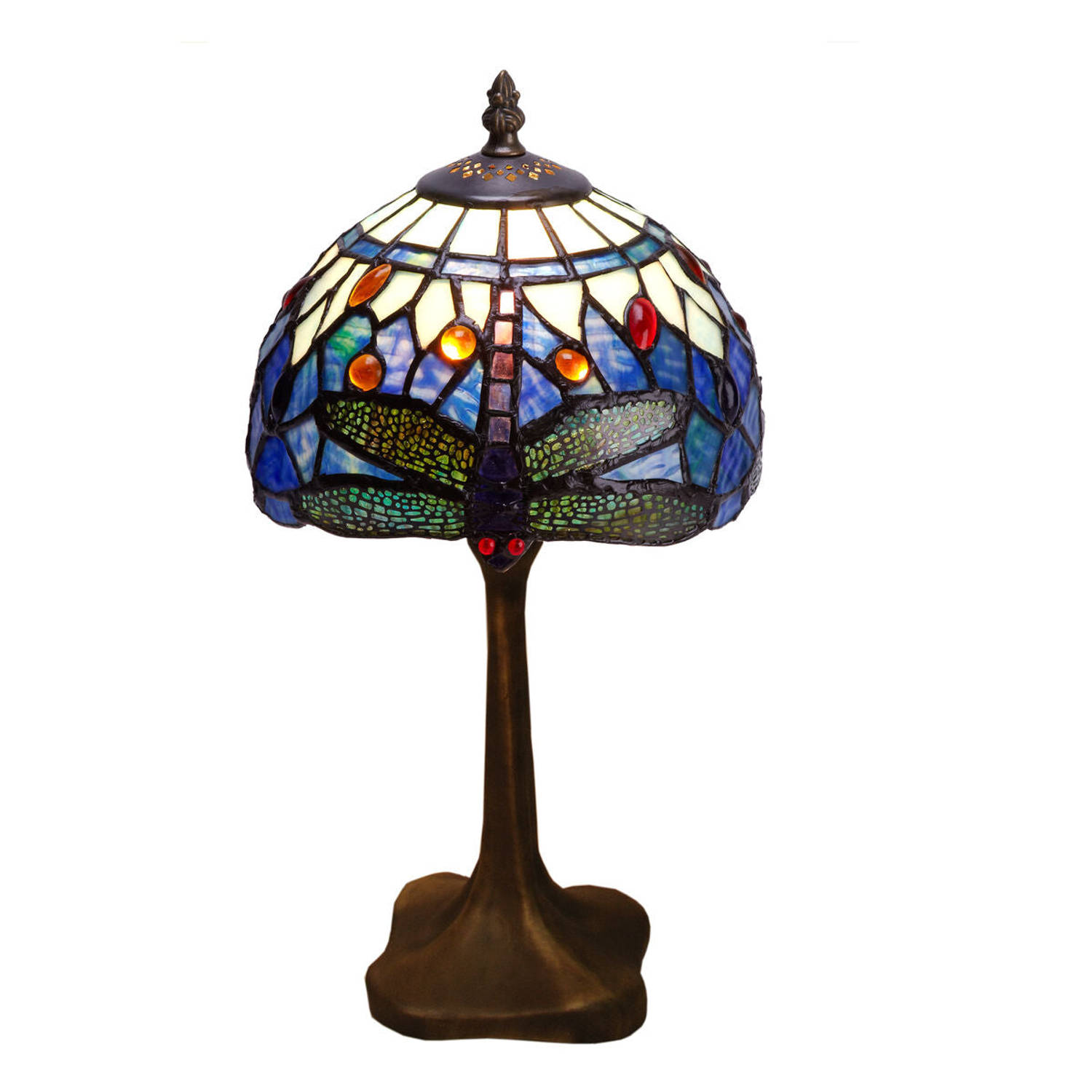 Bureaulamp Viro Bell Blauw Zink 60 W 20 x 37 x 20 cm