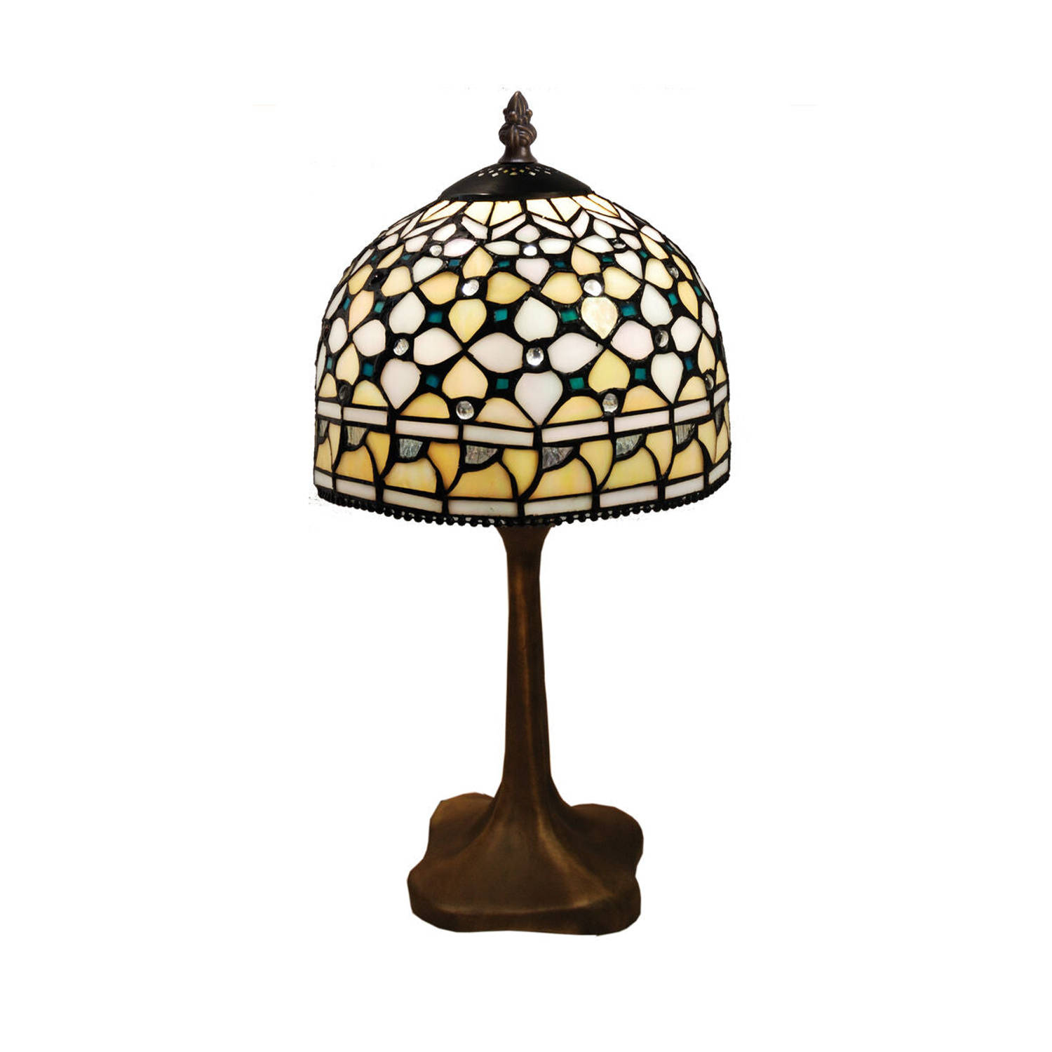 Bureaulamp Viro Queen Multicolour Zink 60 W 20 x 37 x 20 cm