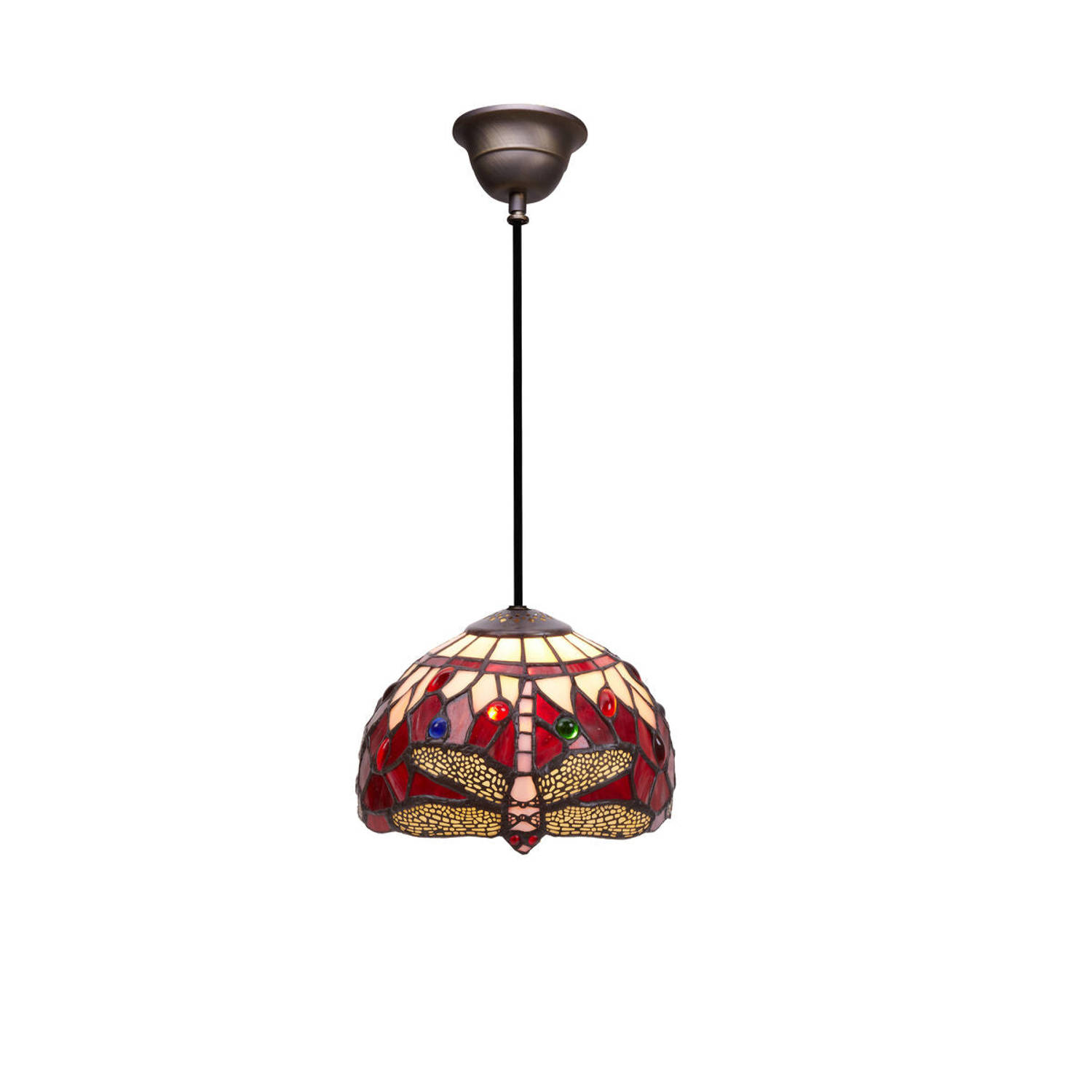 Plafondlamp Viro Rood Ijzer 60 W 20 x 30 x 20 cm