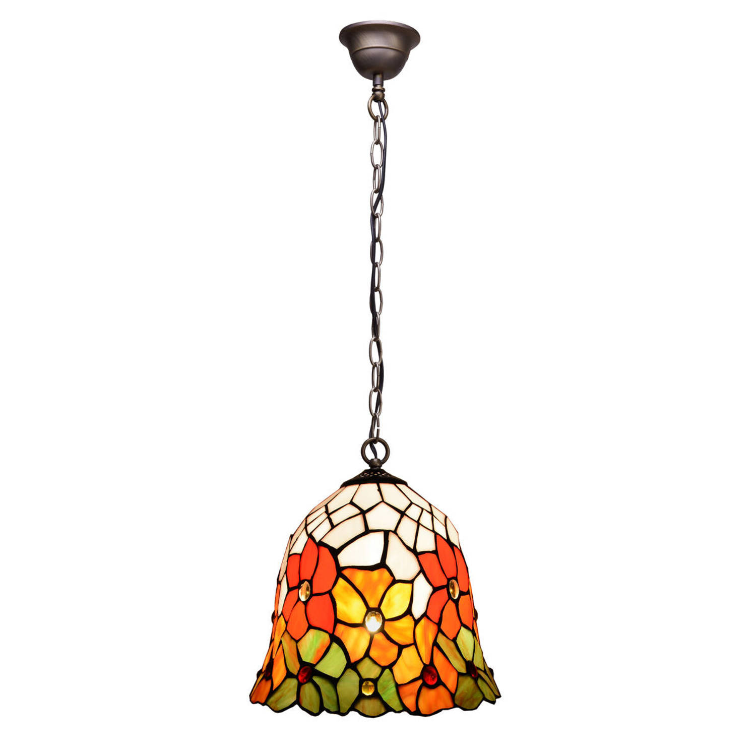 Plafondlamp Viro Bell Multicolour Ijzer 60 W 20 x 125 x 20 cm