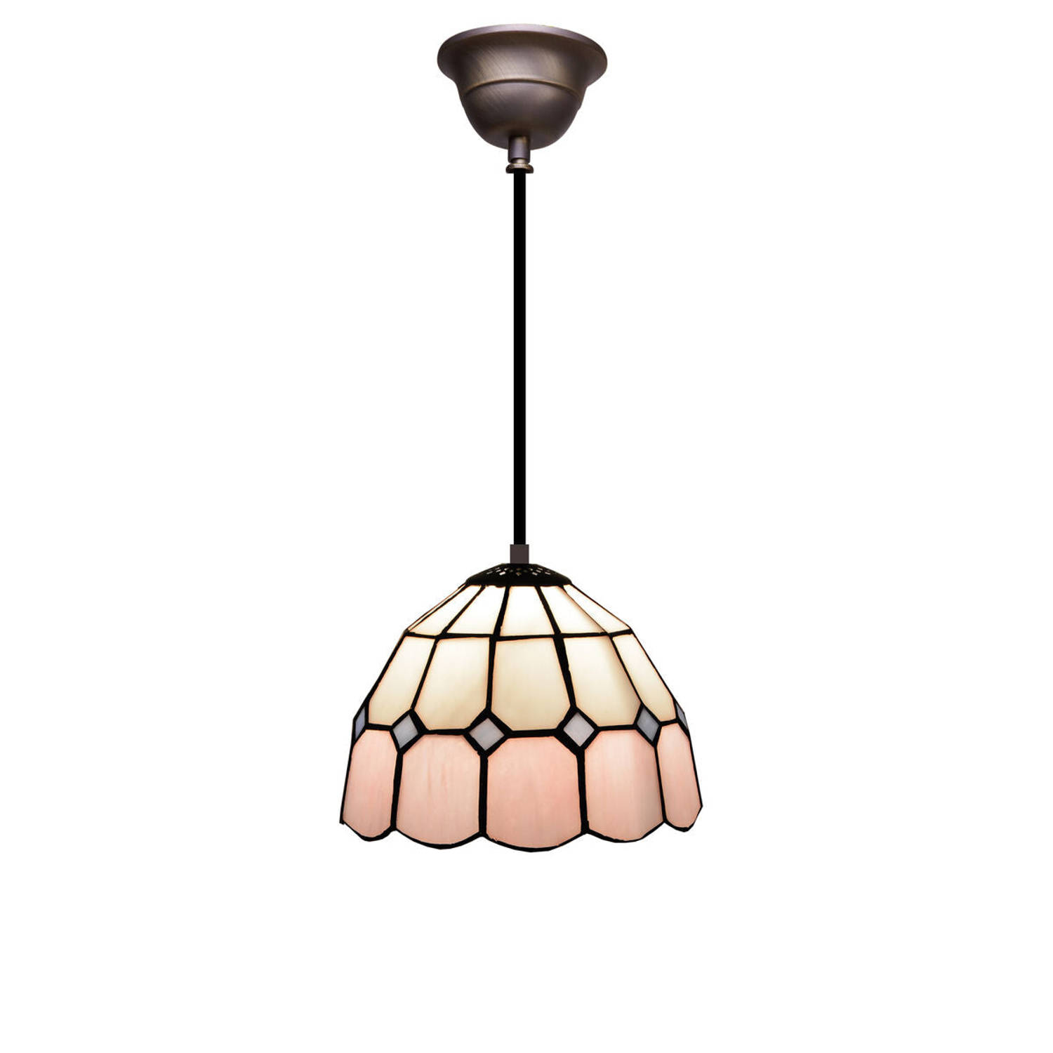 Plafondlamp Viro Pink Roze Ijzer 60 W 20 x 125 x 20 cm