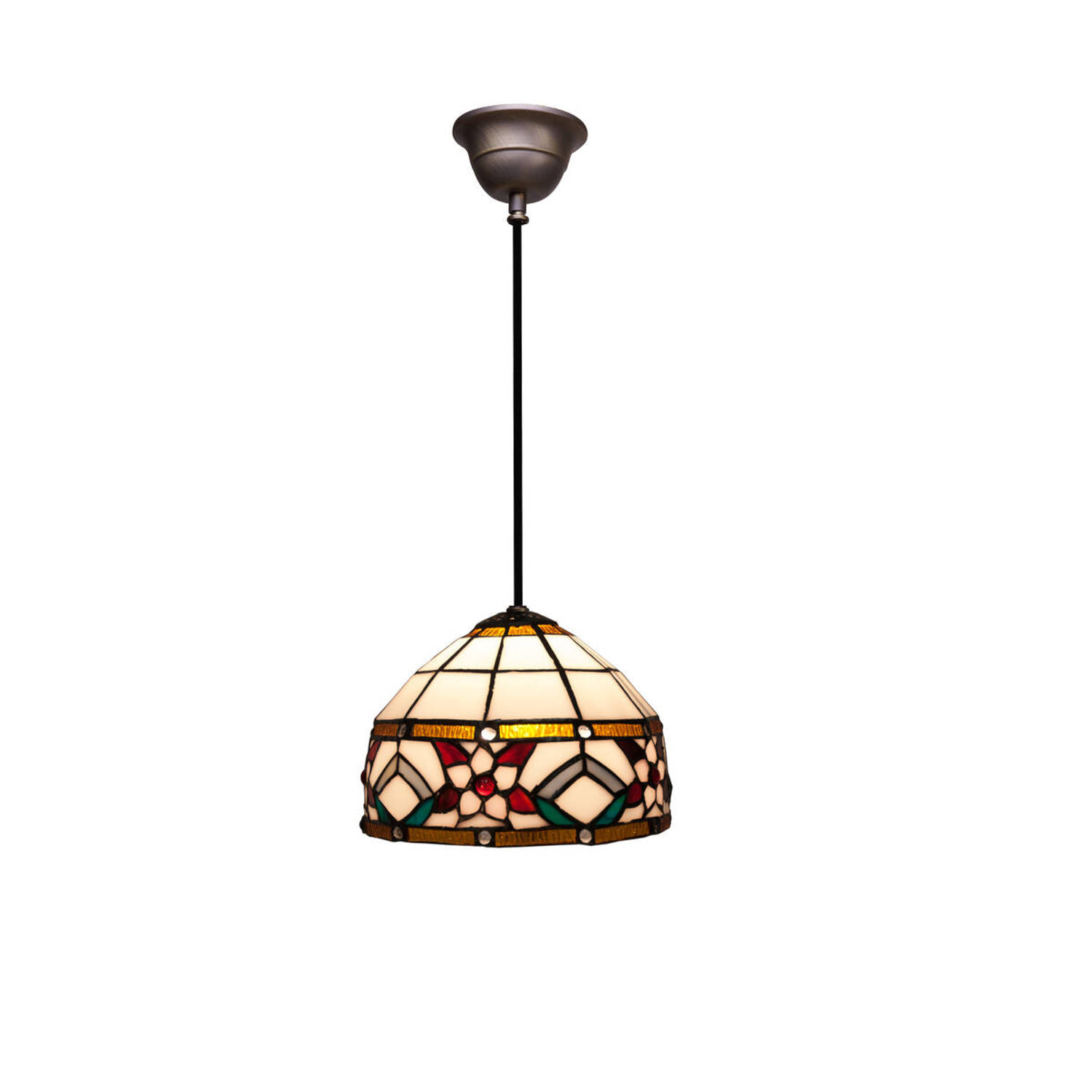 Plafondlamp Viro Museum Wit Ijzer 60 W 20 x 125 x 20 cm