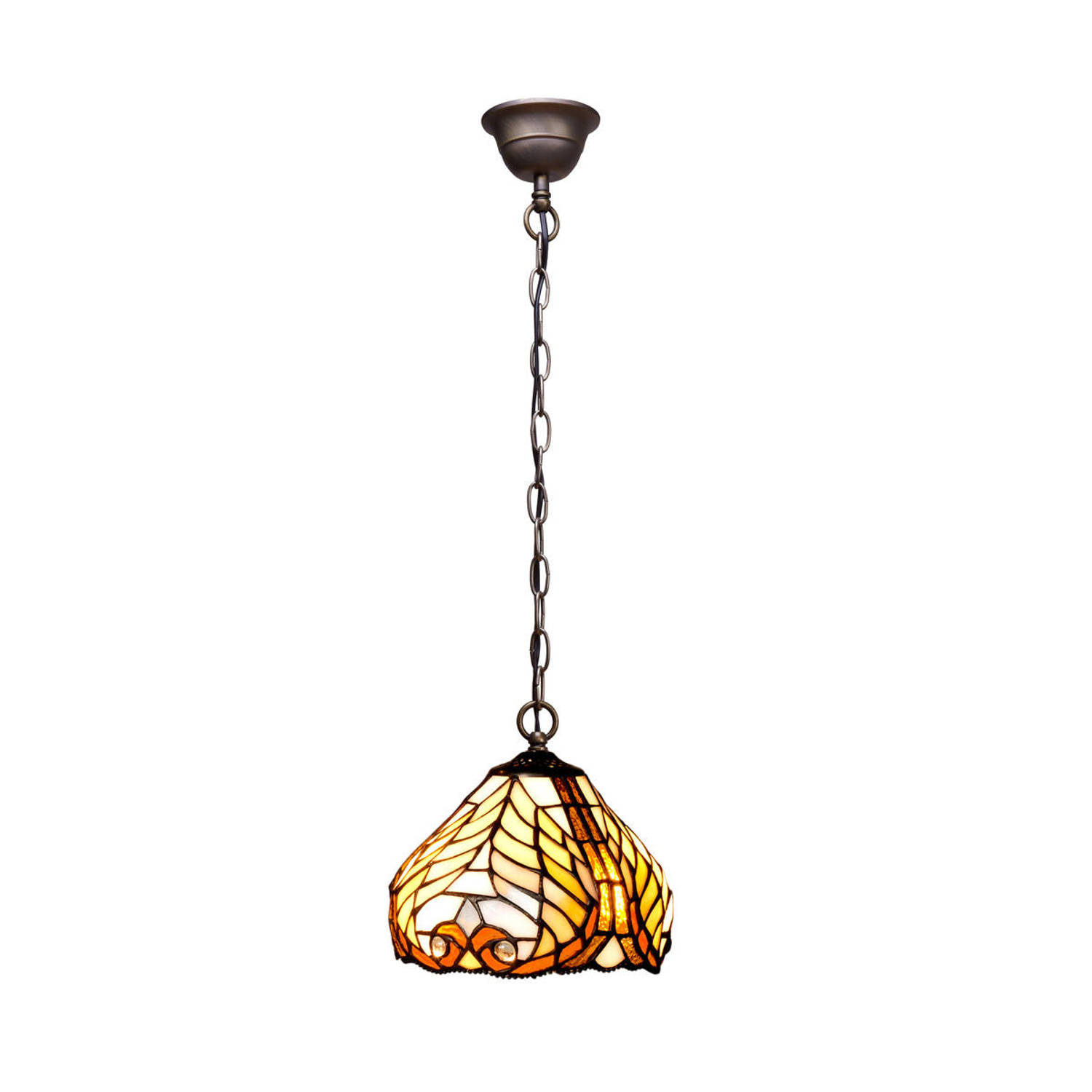 Plafondlamp Viro Dalí Amber Ijzer 60 W 20 x 125 x 20 cm