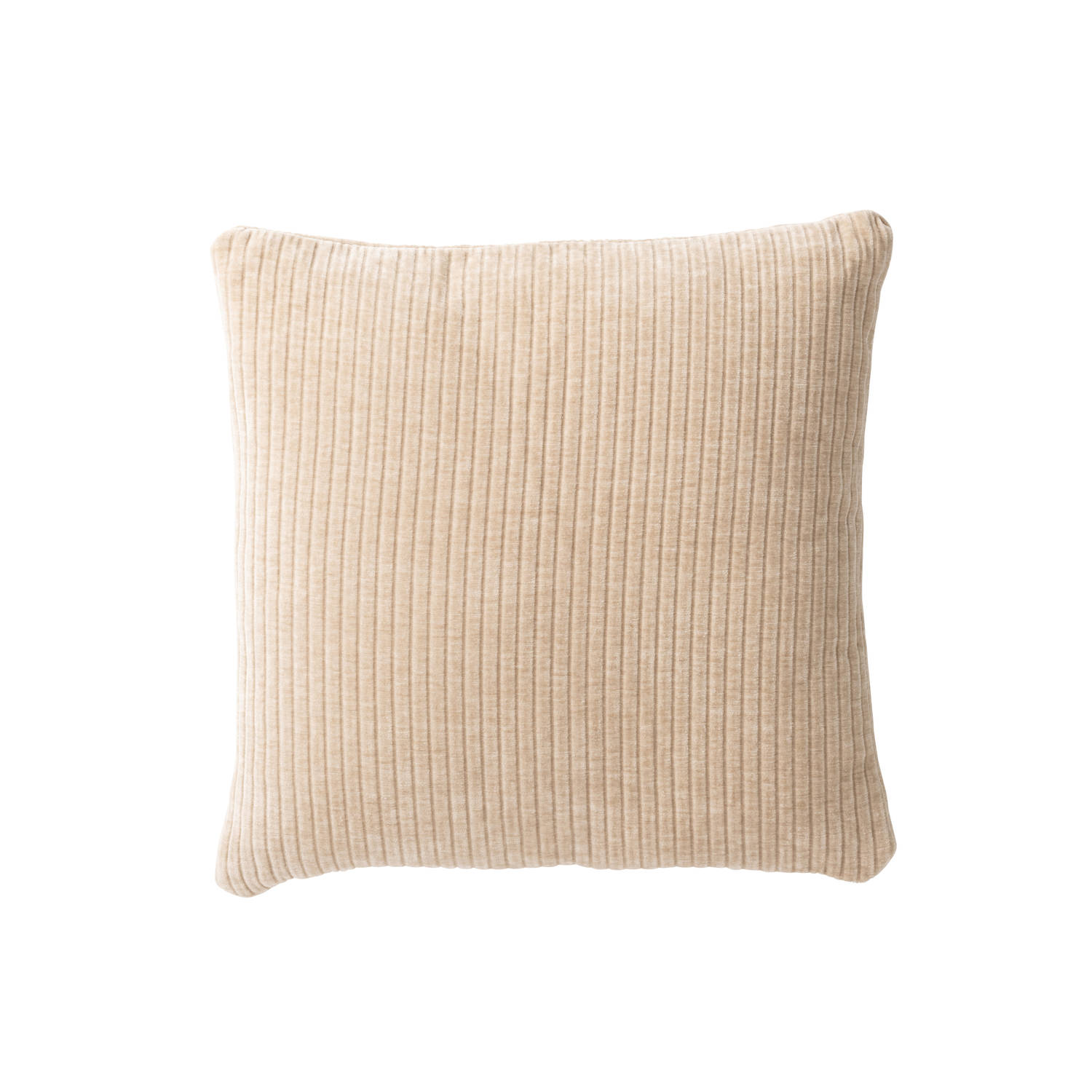 J-line - Kussen Ote Stof/schuim Donker Beige - 45x45x5cm