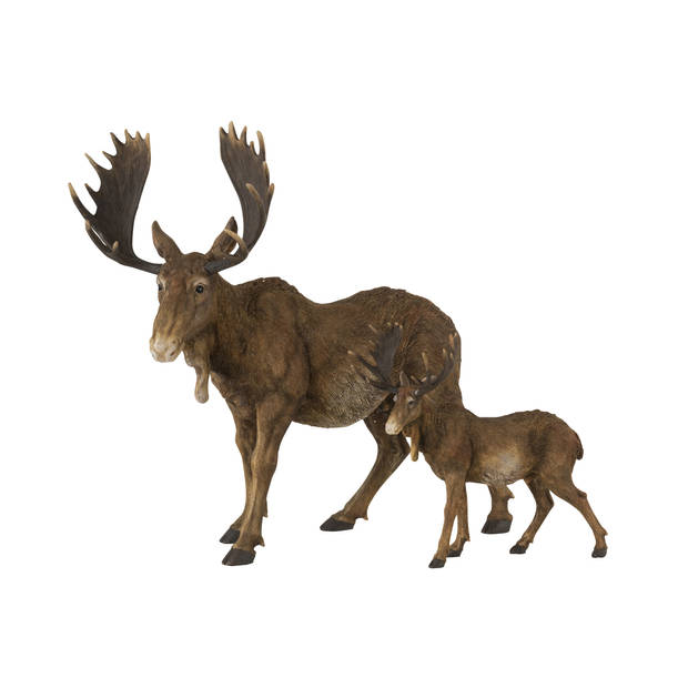 J-line - Eland Poly Bruin Large - 50x21.5x47cm