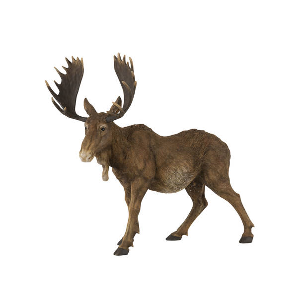 J-line - Eland Poly Bruin Large - 50x21.5x47cm