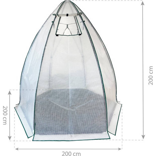 Westmann Plant Overwinteringstent- WMHDZ02001 - Broeikas - Tuinkas - 200 x 200 x 200 cm