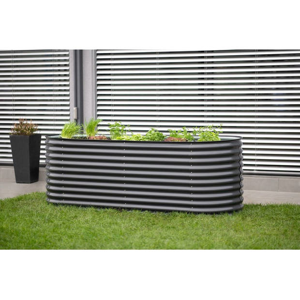 Metalen Plantenbak Westmann ISPB170H-A - Bloembak - Tuin Hochbeed - 240x80x82 cm