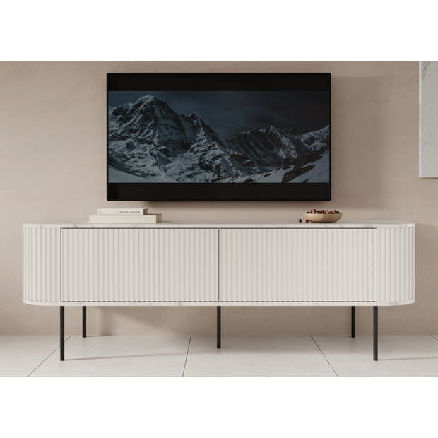 Meubella TV-Meubel Reborn - Wit - 180 cm