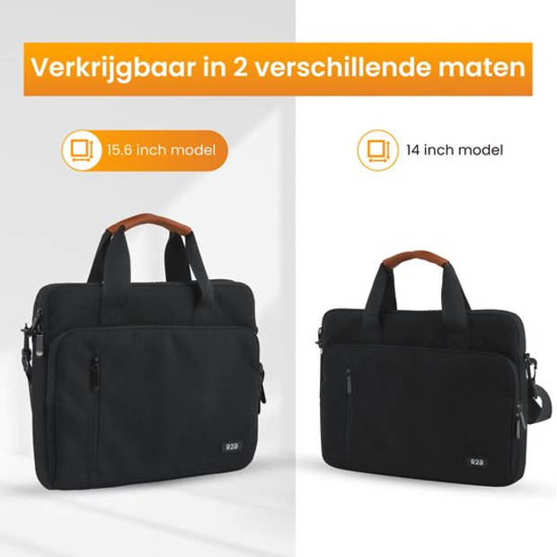 R2B Laptoptas 15.6 inch geschikt voor Laptops en Tablets - Laptoptas Dames & Heren - Laptophoes 15.6 inch - Laptoptassen