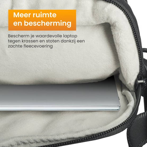 R2B Laptoptas 15.6 inch geschikt voor Laptops en Tablets - Laptoptas Dames & Heren - Laptophoes 15.6 inch - Laptoptassen