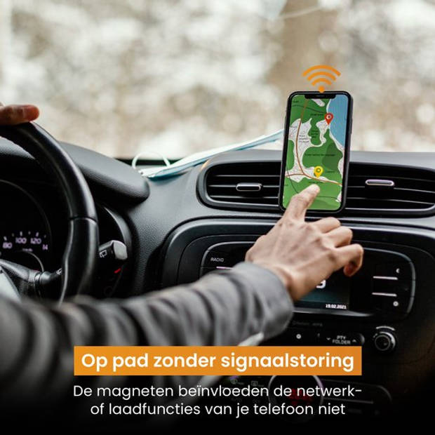 R2B Telefoonhouders Auto Magnetisch met 360 Graden rotatie - Voor Dashboard/Console - Gsm Houder Auto